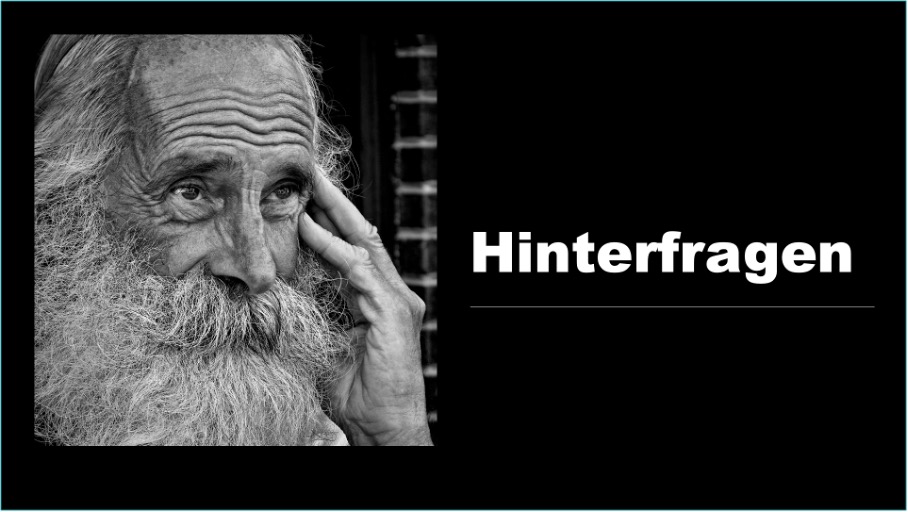 Hinterfragen